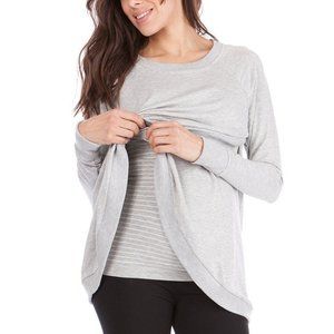 Seraphine Crossover Maternity Nursing Sweatshirt